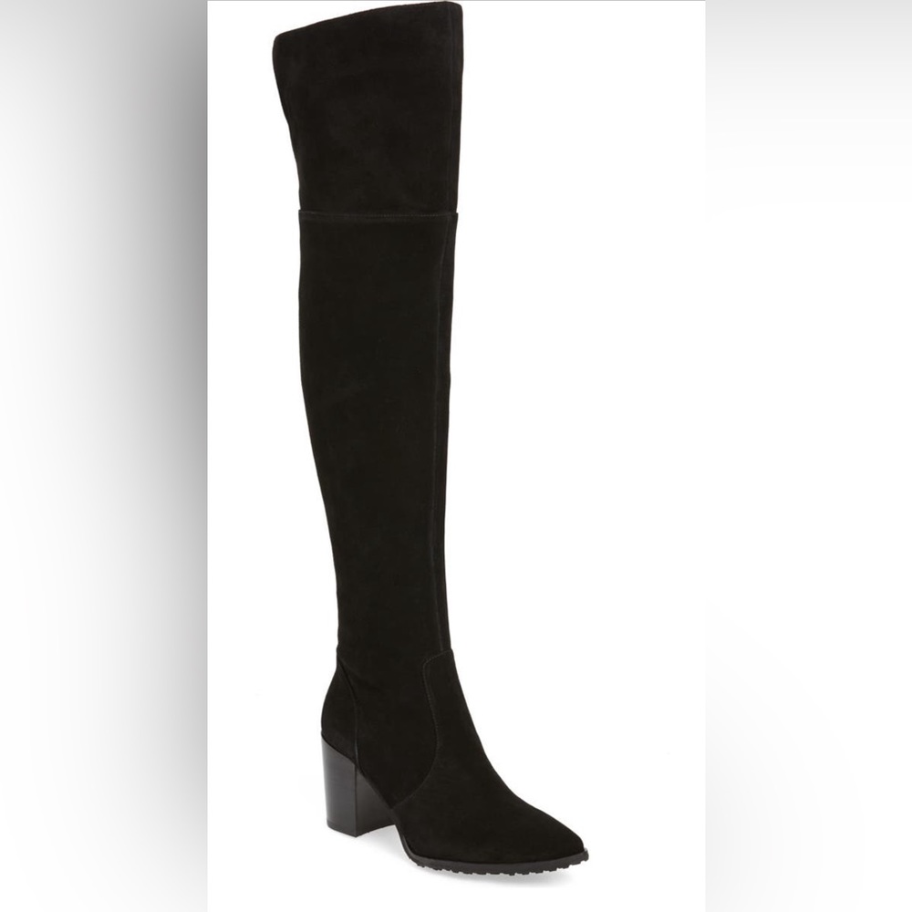 Blondo Tatum Waterproof Over-the-Knee Boot Black Suede Size 7.5M Great condition